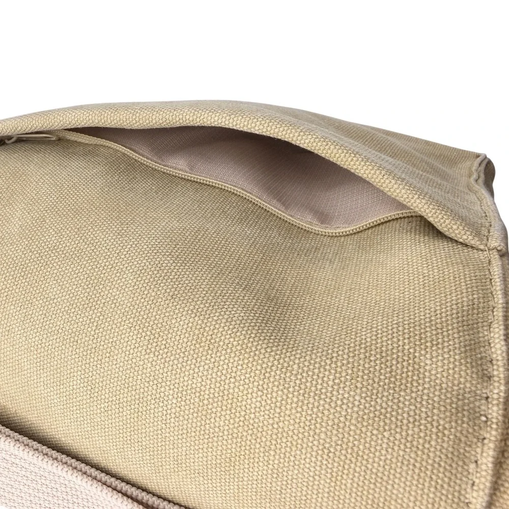 Canvas Camera Messenger Bag S Tan Adjustable Padded Crossbody Tech Travel Gear
